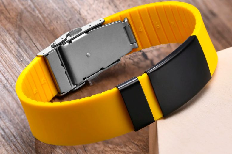 Custom engrave blank length adjustable silicone wristband (6)