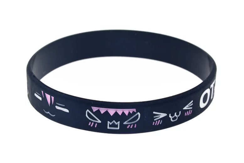 Silicone wristband cartoon logo decoration for student (1)