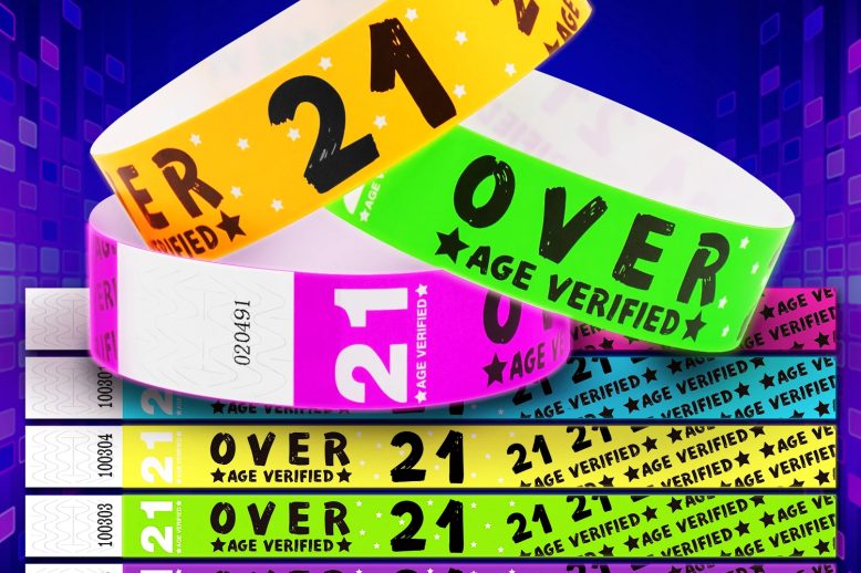 Waterproof verified for events with serial number plastic wristband (6)