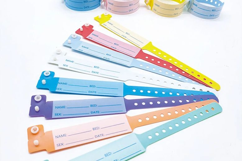 Writable patient bracelets waterproof plastic wristbands (3)