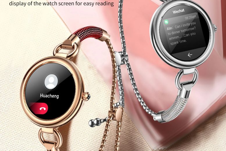 Bling rhinestone lady touch screen smart wristband (1)