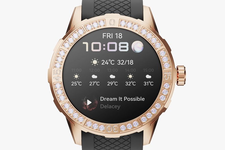 Fitness diamond dial heart rate smart wristband (1)