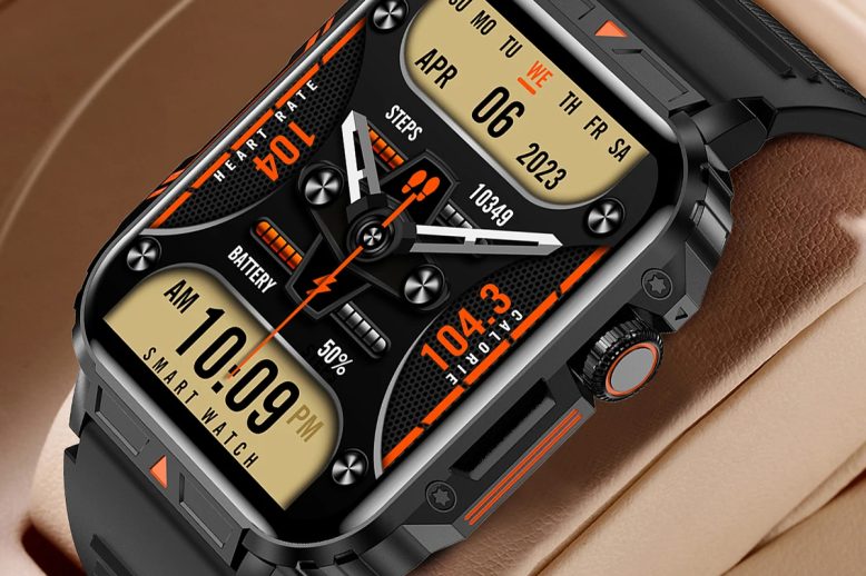 Fitness tracker heart rate monitor men smart wristband (1)