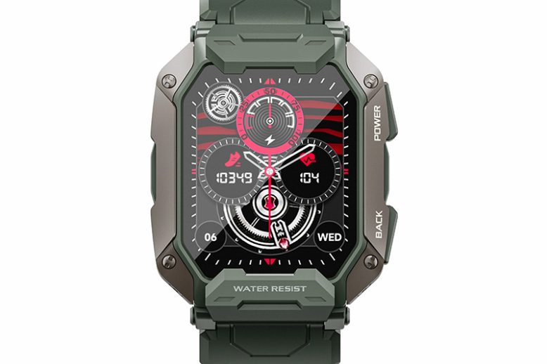 New military green color men outdoor smart wristband (2)