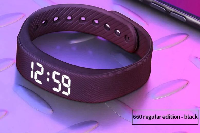 Sleep monitoring pedometer rechargeable smart wristband (1)