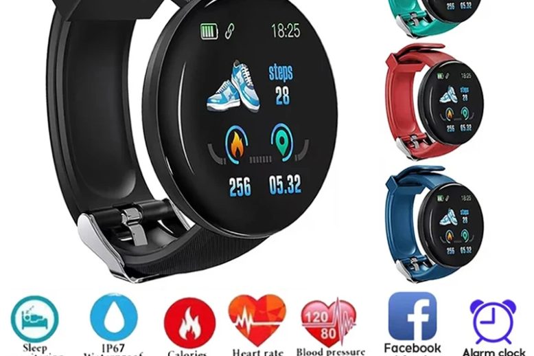 Smart bracelet color sports round screen wristband (1)